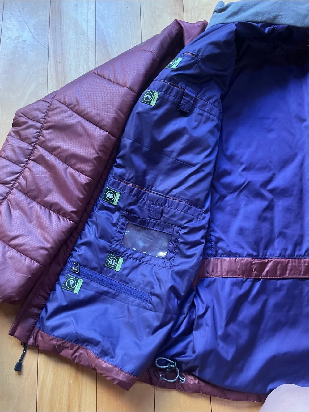 ExOfficio Women's Burgundy Quilted Puffer Jacket